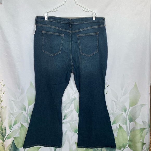 Women's Highest-rise Vintage 70s plus size flared Jeans - Picture 3 of 7